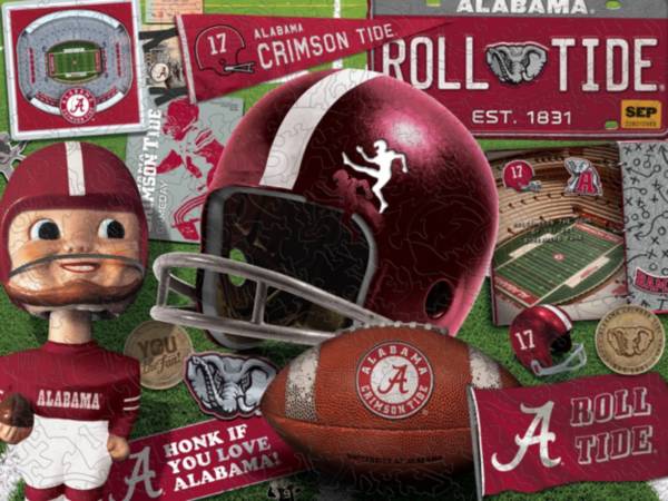 You The Fan Alabama Crimson Tide Wooden Puzzle