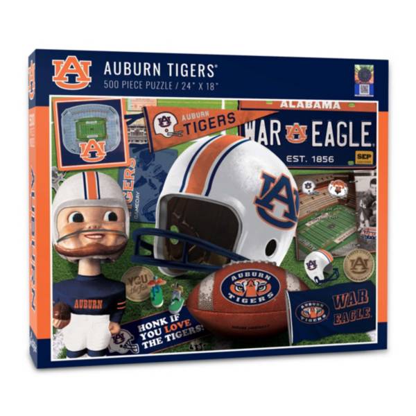 You The Fan Auburn Tigers Retro Series 500-Piece Puzzle