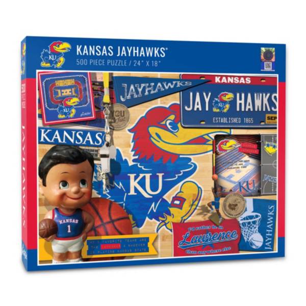 You The Fan Kansas Jayhawks Retro Series 500-Piece Puzzle