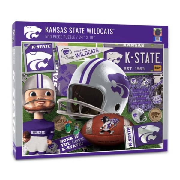 You The Fan Kansas State Wildcats Retro Series 500-Piece Puzzle