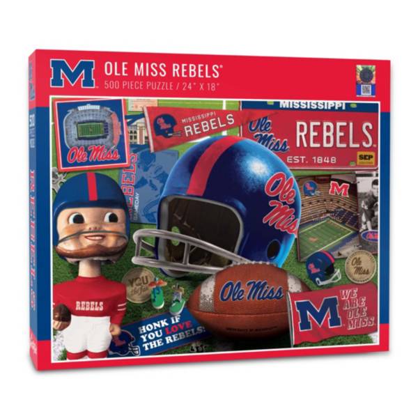You The Fan Ole Miss Rebels Retro Series 500-Piece Puzzle