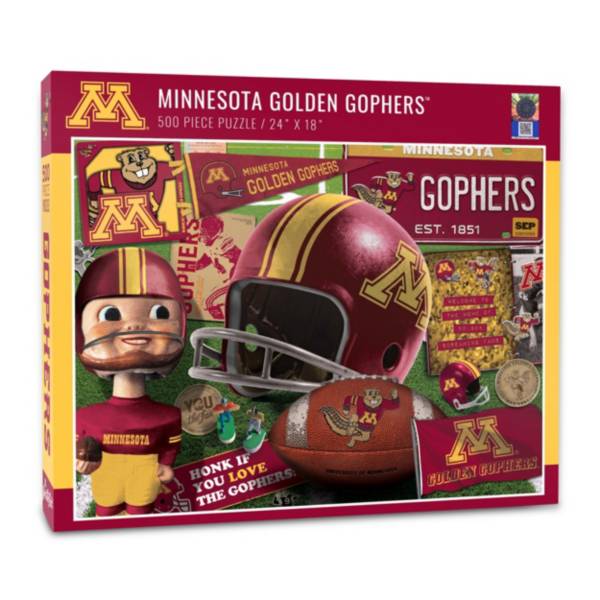 You The Fan Minnesota Golden Gophers Retro Series 500-Piece Puzzle