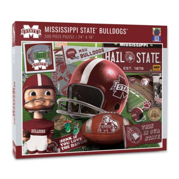 You The Fan Mississippi State Bulldogs Retro Series 500-Piece Puzzle