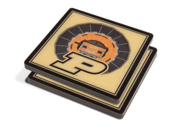 You the Fan Purdue Boilermakers Stadium View Coaster Set product image