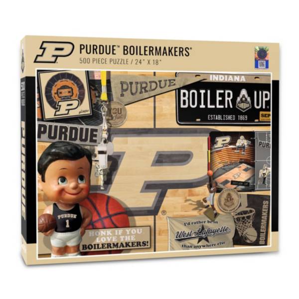 You The Fan Purdue Boilermakers Retro Series 500-Piece Puzzle