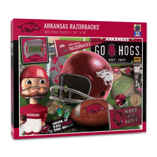 You The Fan Arkansas Razorbacks Retro Series 500-Piece Puzzle product image