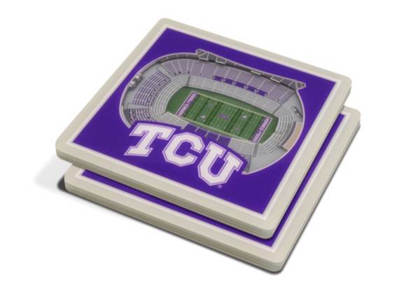 You the Fan TCU Horned Frogs Stadium View Coaster Set