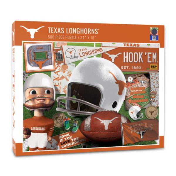 You The Fan Texas Longhorns Retro Series 500-Piece Puzzle