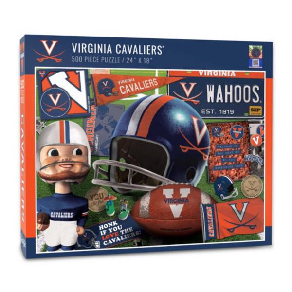 You The Fan Virginia Cavaliers Retro Series 500-Piece Puzzle