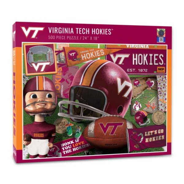 You The Fan Virginia Tech Hokies Retro Series 500-Piece Puzzle