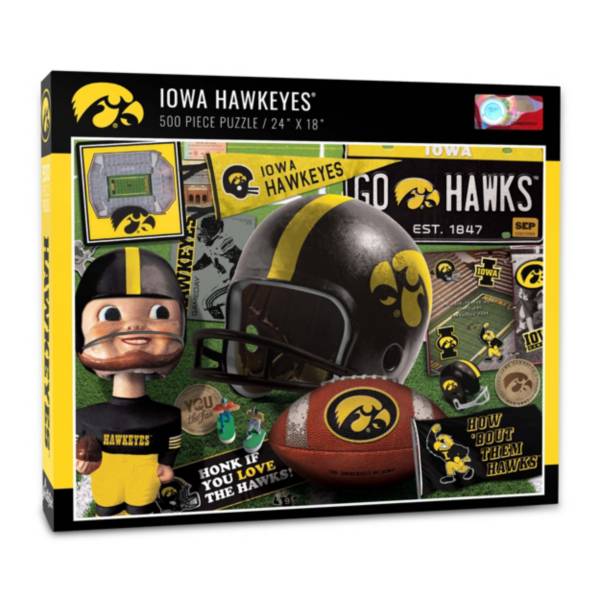 You The Fan Iowa Hawkeyes Retro Series 500-Piece Puzzle