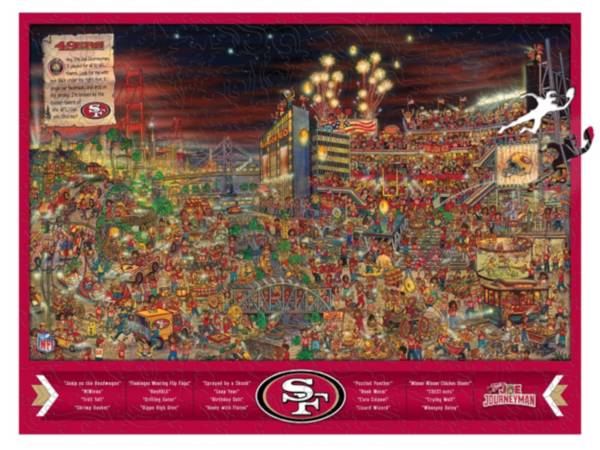 You The Fan San Francisco 49ers Wooden Puzzle