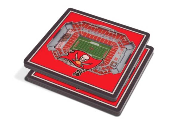 You the Fan Tampa Bay Buccaneers Stadium View Coaster Set