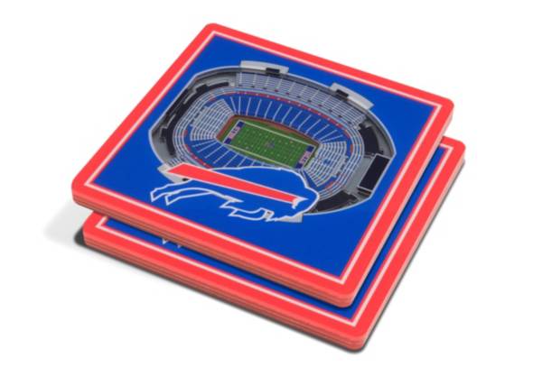 You the Fan Buffalo Bills Stadium View Coaster Set product image