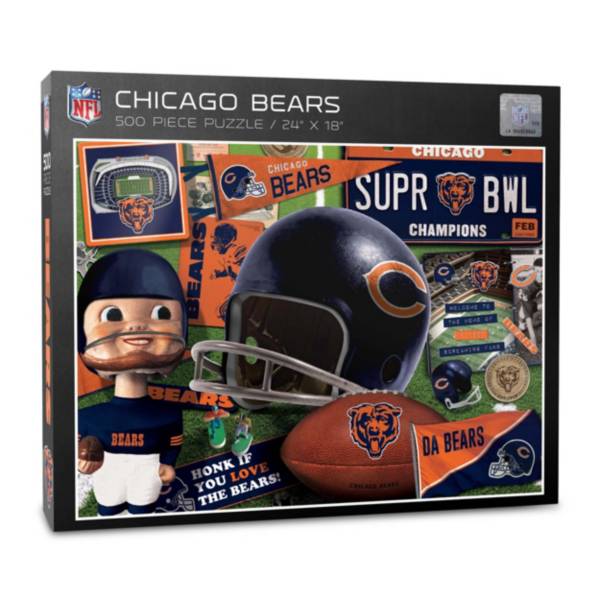 You The Fan Chicago Bears Retro Series 500-Piece Puzzle