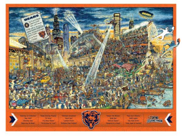 You The Fan Chicago Bears Wooden Puzzle