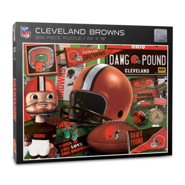 You The Fan Cleveland Browns Retro Series 500-Piece Puzzle