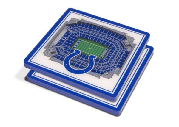 You the Fan Indianapolis Colts Stadium View Coaster Set