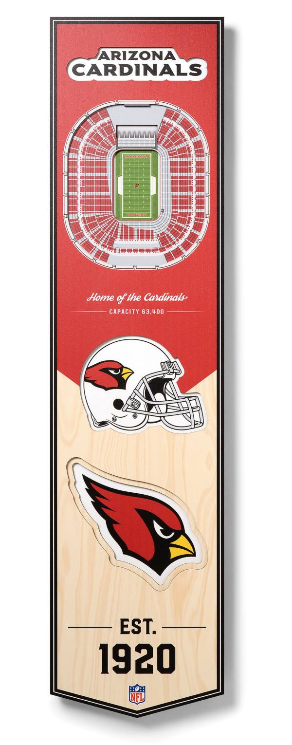 You The Fan Arizona Cardinals 8''x32'' 3-D Banner