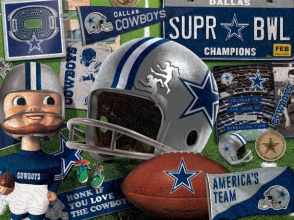 You The Fan Dallas Cowboys Wooden Puzzle