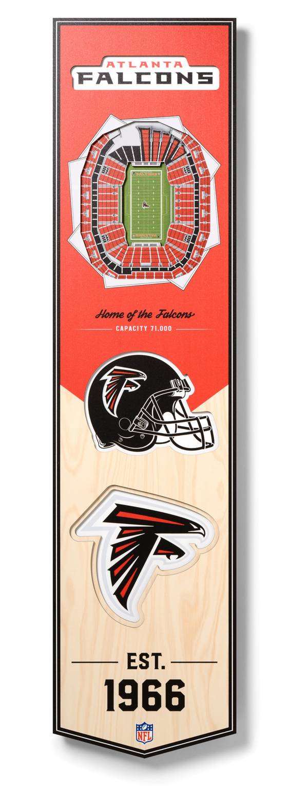 You The Fan Atlanta Falcons 8''x32'' 3-D Banner
