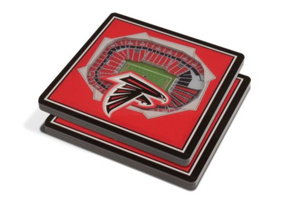 You the Fan Atlanta Falcons Stadium View Coaster Set