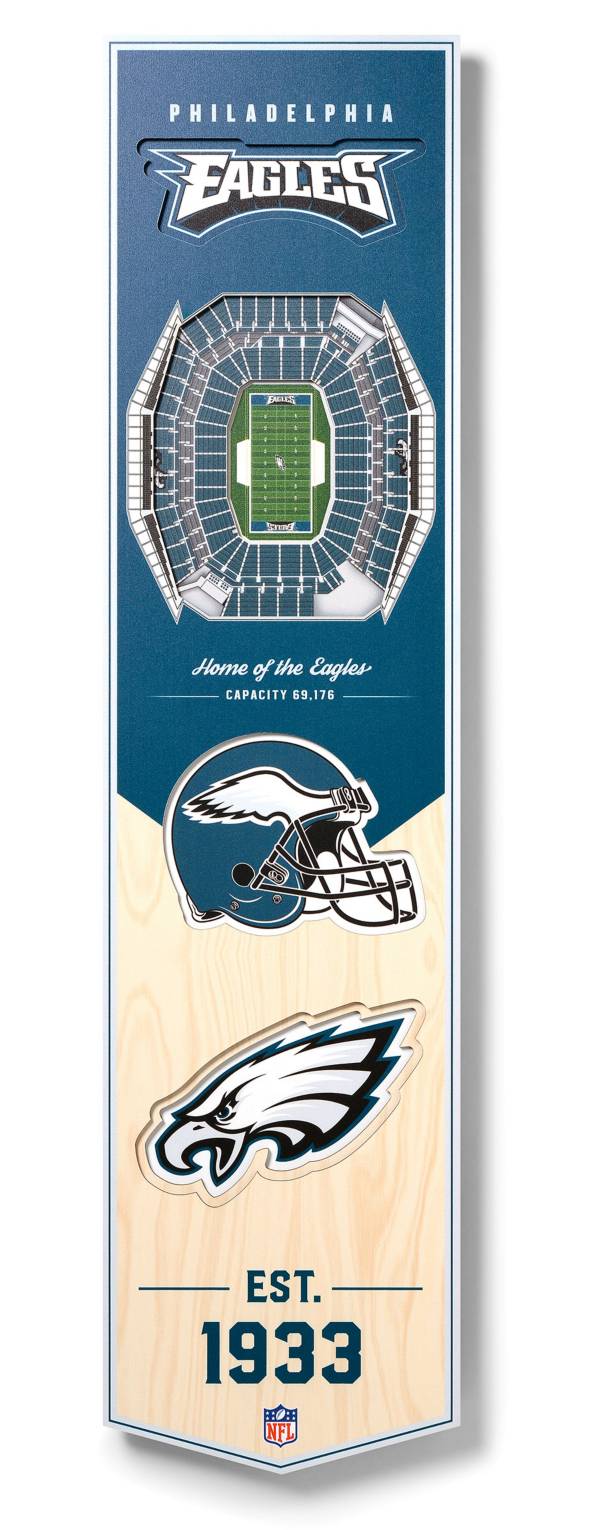 You The Fan Philadelphia Eagles 8''x32'' 3-D Banner product image