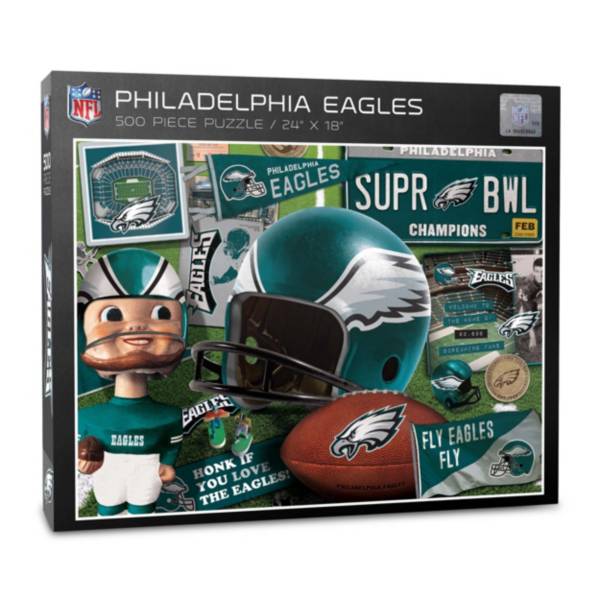 You The Fan Philadelphia Eagles Retro Series 500-Piece Puzzle