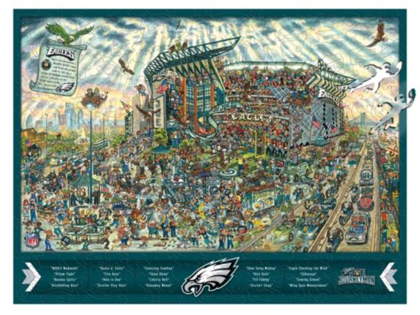 You The Fan Philadelphia Eagles Wooden Puzzle