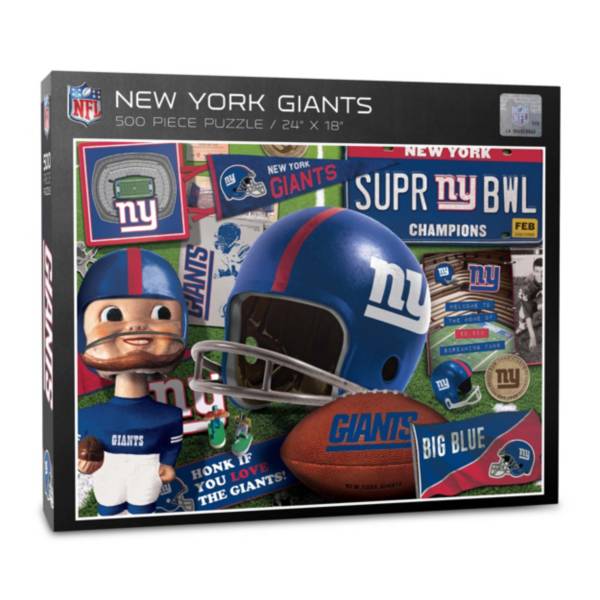 You The Fan New York Giants Retro Series 500-Piece Puzzle