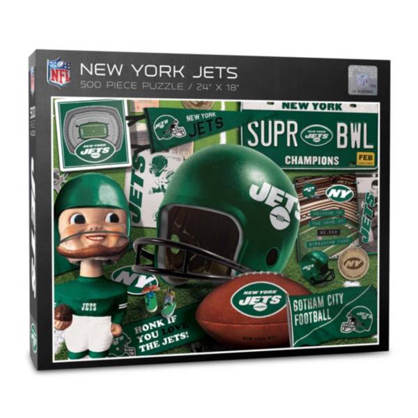 You The Fan New York Jets Retro Series 500-Piece Puzzle