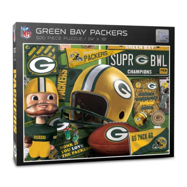 You The Fan Green Bay Packers Retro Series 500-Piece Puzzle