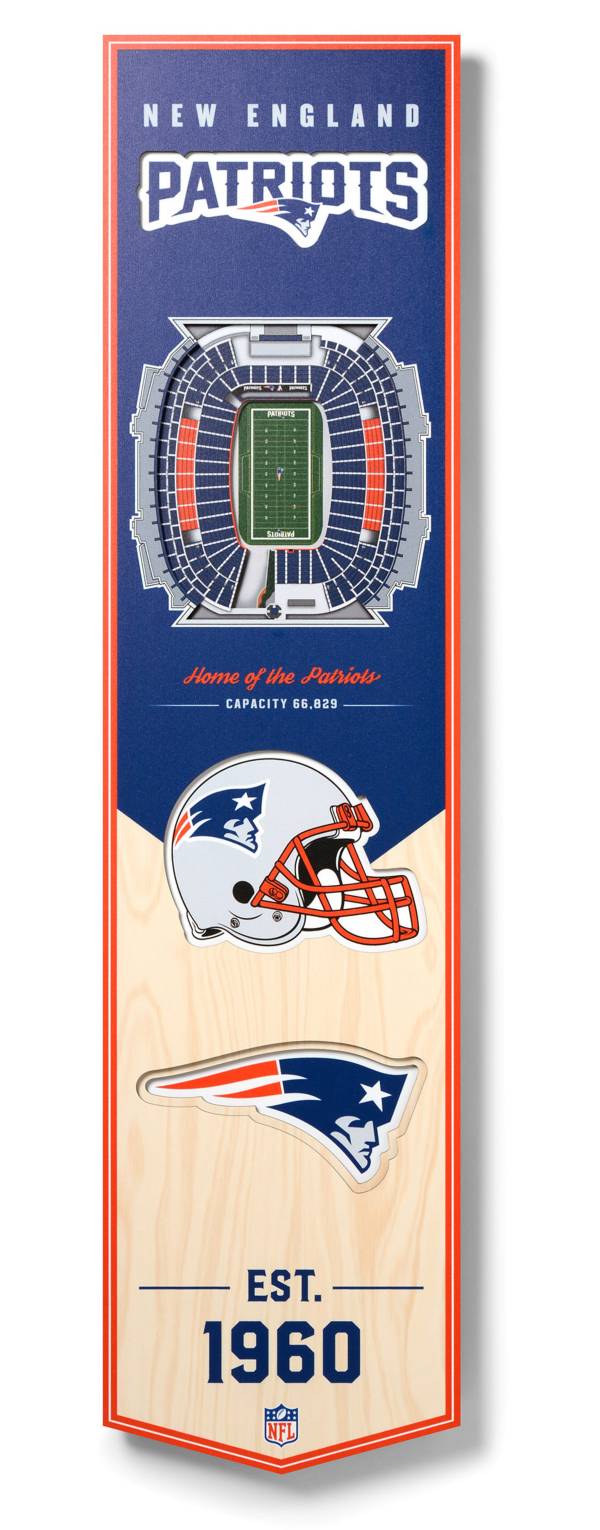 You The Fan New England Patriots 8''x32'' 3-D Banner