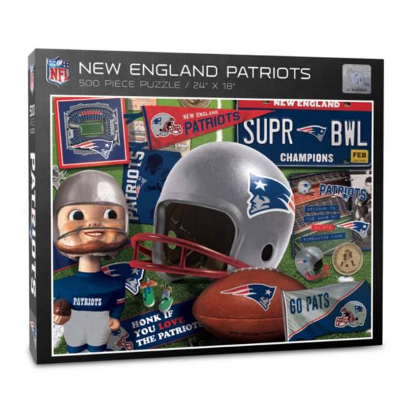 You The Fan New England Patriots Retro Series 500-Piece Puzzle