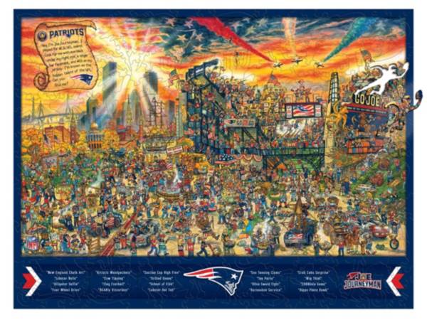 You The Fan New England Patriots Wooden Puzzle