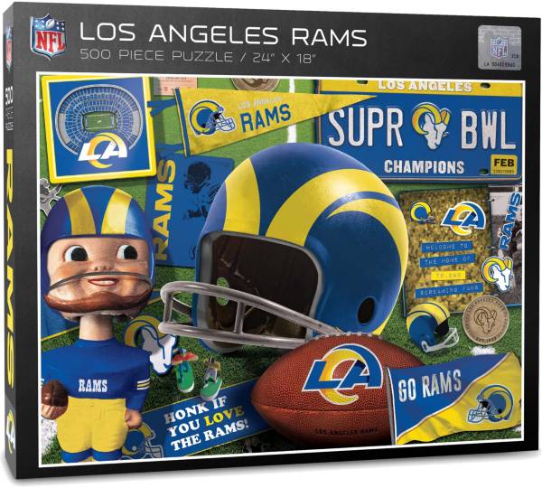 You The Fan Los Angeles Rams Retro Series 500-Piece Puzzle