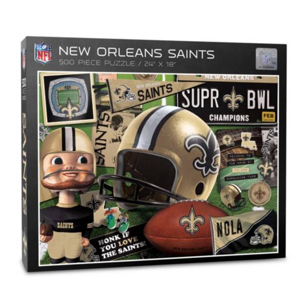 You The Fan New Orleans Saints Retro Series 500-Piece Puzzle