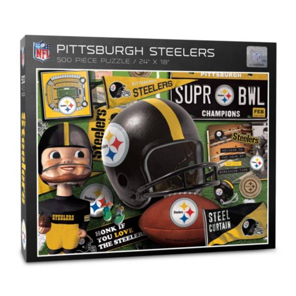 You The Fan Pittsburgh Steelers Retro Series 500-Piece Puzzle