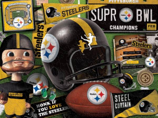 You The Fan Pittsburgh Steelers Wooden Puzzle