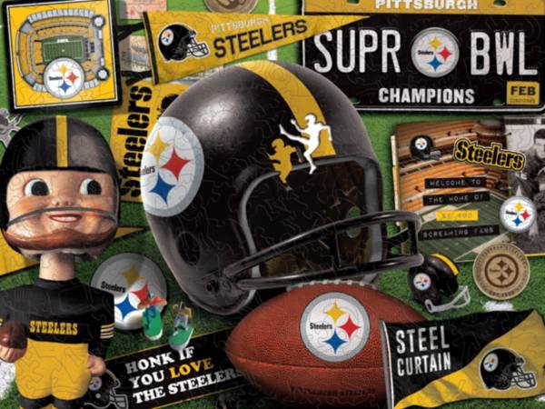 You The Fan Pittsburgh Steelers Wooden Puzzle product image