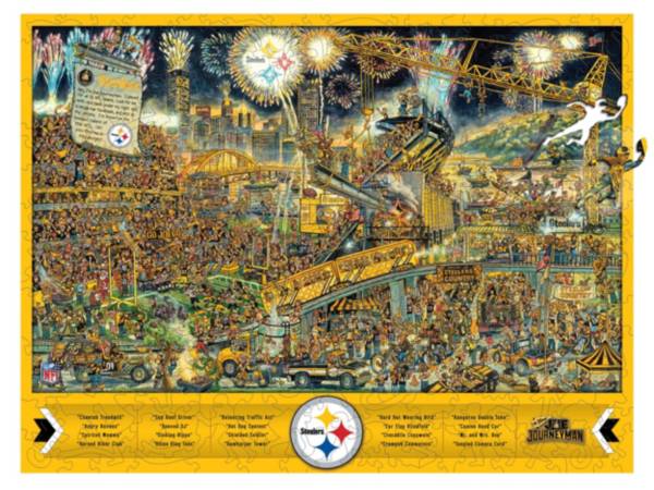 You The Fan Pittsburgh Steelers Wooden Puzzle