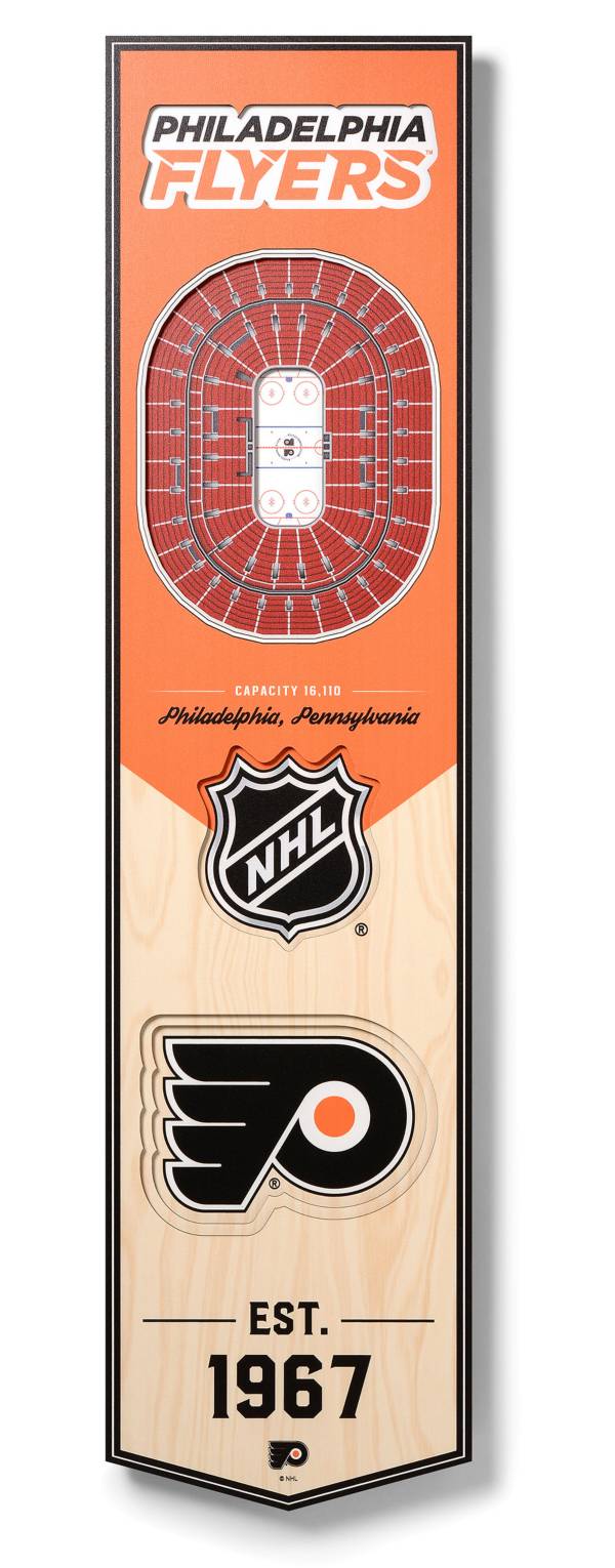 You The Fan Philadelphia Flyers 8''x32'' 3-D Banner