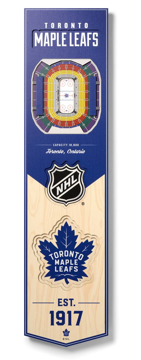 You The Fan Toronto Maple Leafs 8''x32'' 3-D Banner