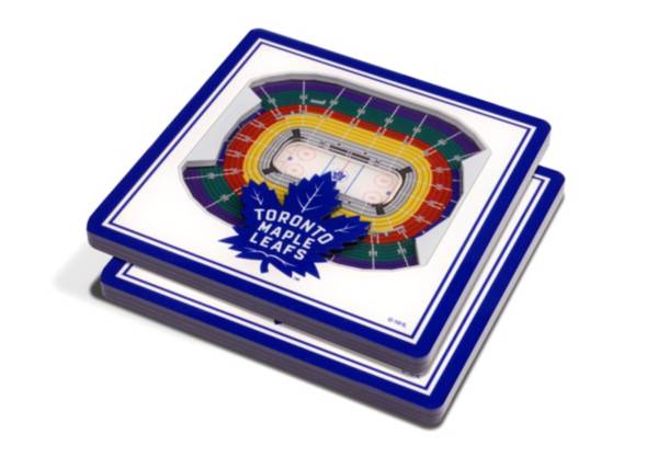 You the Fan Toronto Maple Leafs Stadium View Coaster Set