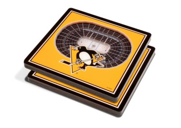 You the Fan Pittsburgh Penguins Stadium View Coaster Set