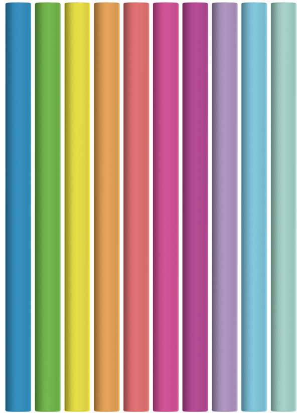 GIR Kids' Silicone Straws 10-Pack