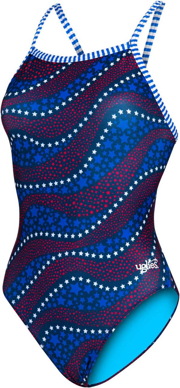 Dolfin Women's Uglies Americana Print One Piece Swimsuit