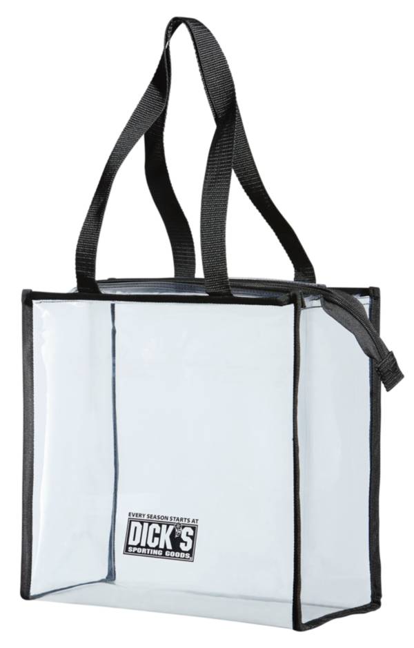 DICK'S Sporting Goods Clear Stadium Zippered Small Tote