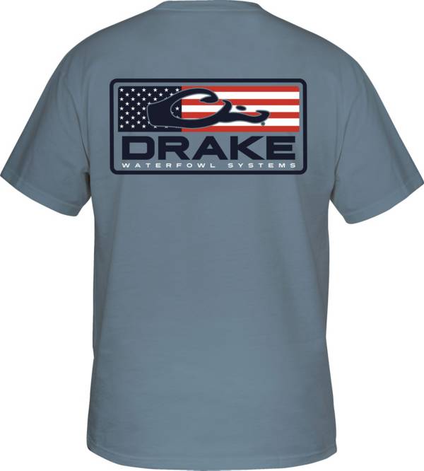 Drake Waterfowl Men's Patriotic Bar Short Sleeve T-shirt product image