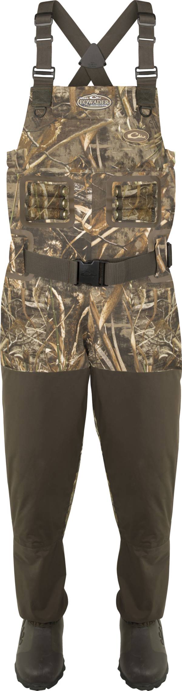 Drake Waterfowl Eqwader 1600 Breathable Chest Waders with Tear-Away Liner